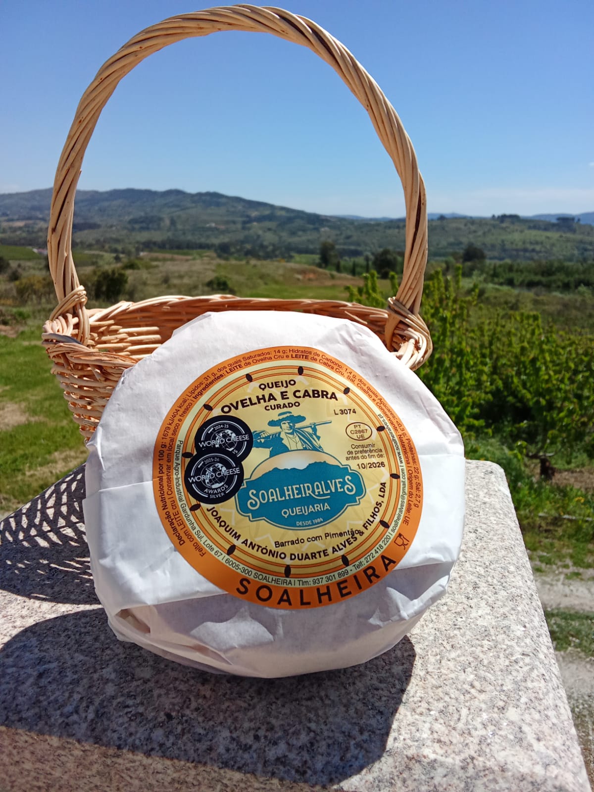 Queijo Curado Misto (Ovelha e Cabra) Grande